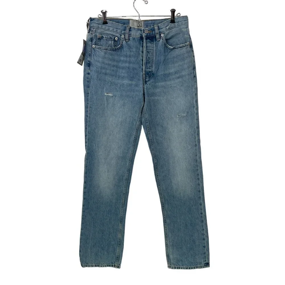 Everlane Broken In Blue The Everyone Vintage Jean Size E3 x 32 M 28/ W 26 NEW - Picture 1 of 11
